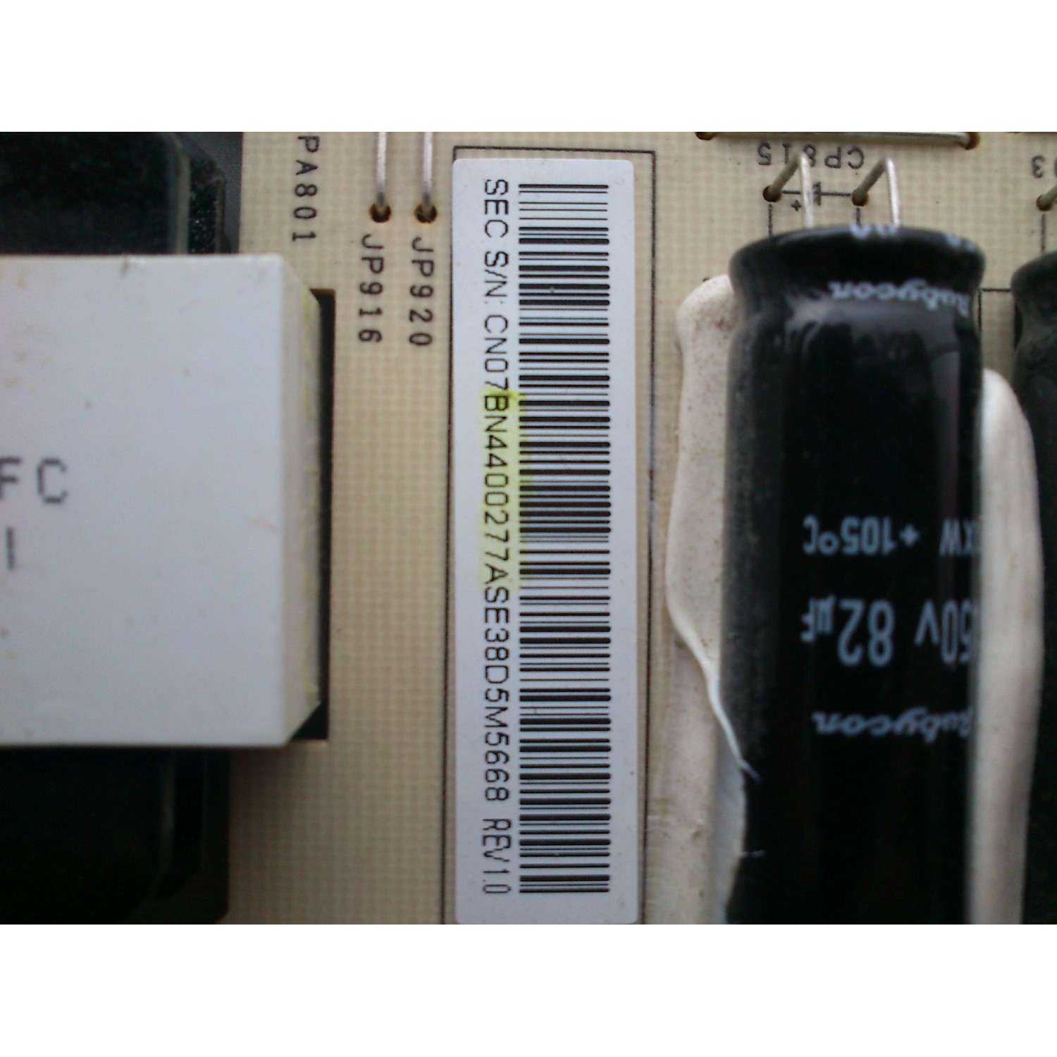 FUENTE DE PODER / SAMSUNG BN44-00277A / BN4400277A / LJ44-00175A / PANEL S50FH-YB04 / MODELOS PN50B850Y1FXZA / PN50B850Y1FXZA SJ03 / PN50B860Y2FXZA - Imagen 2